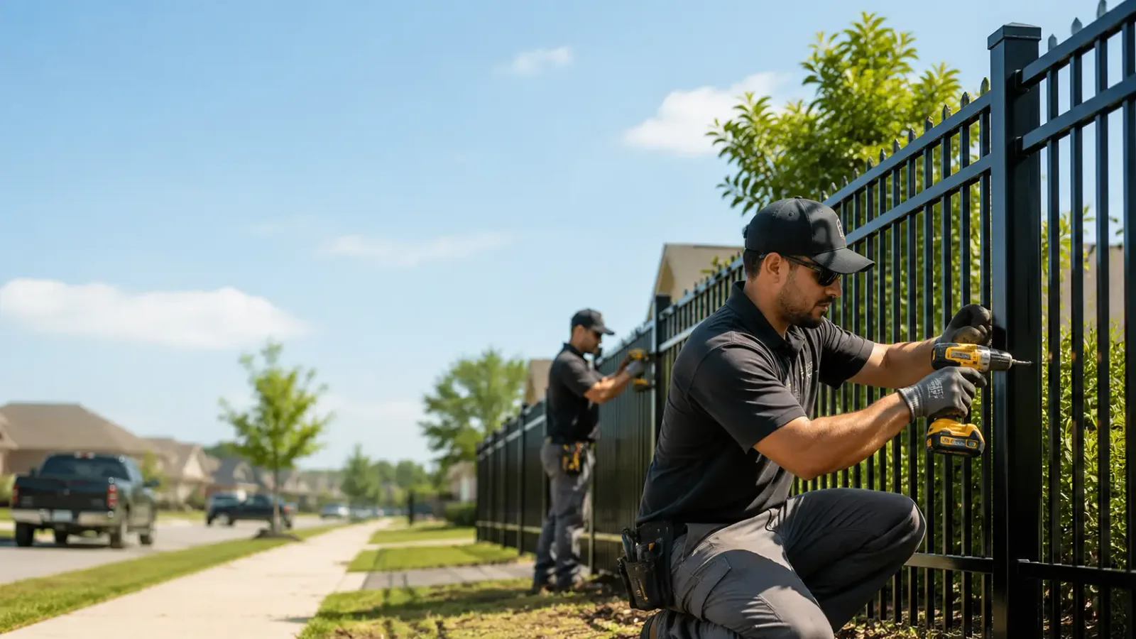Metal Fence Installation in Halls, TN